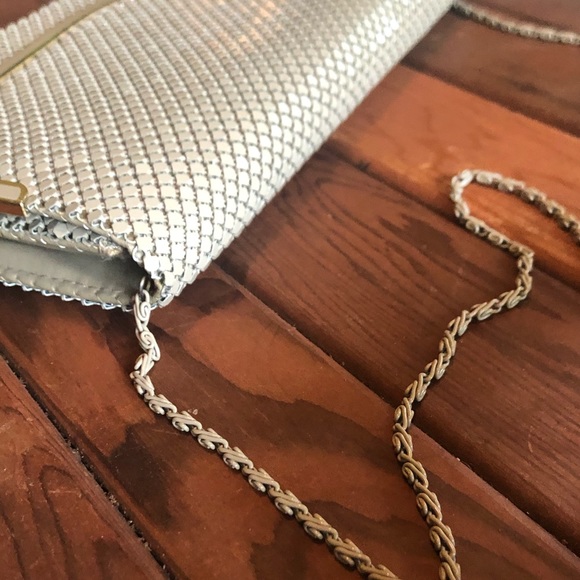 Taupe and Gold Metal Mesh Clutch/Purse - Picture 4 of 6